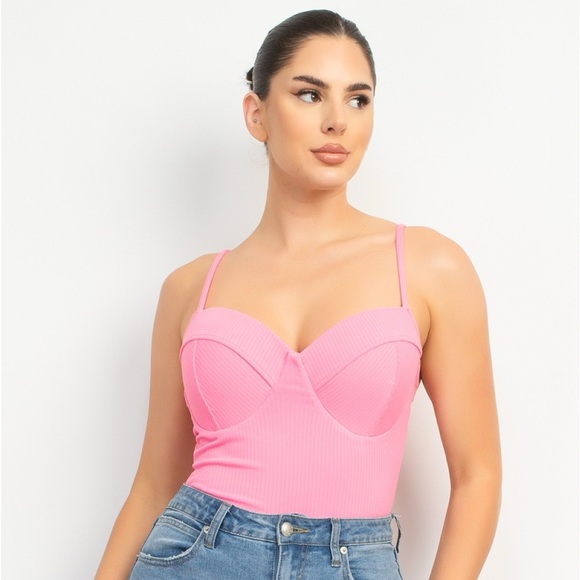 Barbie pink bralette bodysuit - Picture 9 of 14